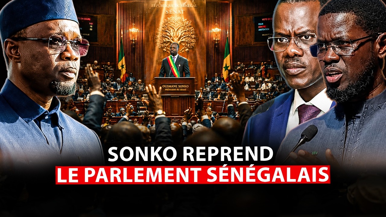 Sonko revient plus fort, il est élu président de l'assemblé National.