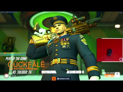 GALE HITSCAN GOD SOLDIER 76! POTG! [ OVERWATCH 2 SEASON 5 TOP 500 ]