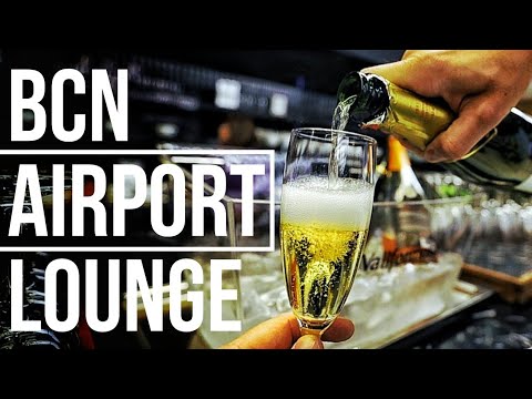 MELHOR Lounge de Barcelona? VIP Sala Lounge Joan Miro Tour - Sala VIP Miro no Aeroporto Internacional BCN!