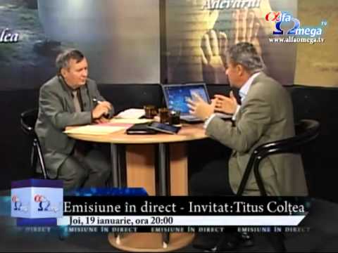 Emisiune in direct la Alfa Omega TV, joi 19 ianuarie ora 20 - Treziri spirituale - cu Titus Coltea