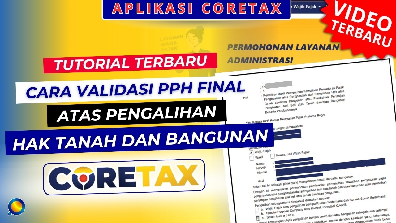 How to Validate Final Income Tax on Land and Building Transfers in Coretax | Submitting Income Ta...