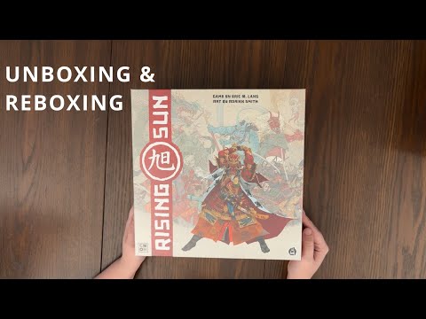 Rising Sun - Unboxing & Reboxing - What's in the box