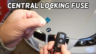 CENTRAL LOCKING FUSE LOCATION BMW E90 E91 E92 E93