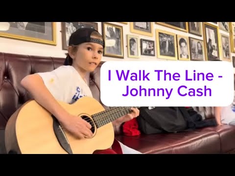 Cover I Walk The Line by Johnny Cash #guitarcover  #johnnycash #leonardopatrick #countrymusic #foryoupage 
