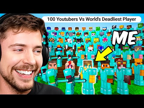 I Played in MrBeast’s Minecraft Challenge!