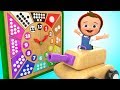 Learning Numbers Colors For Children With Baby Fun Play Wooden Clock Toy Tanker 3D Kids Educational