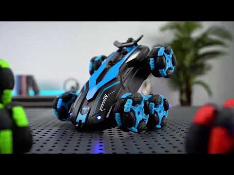 6 wheels RC stunt car