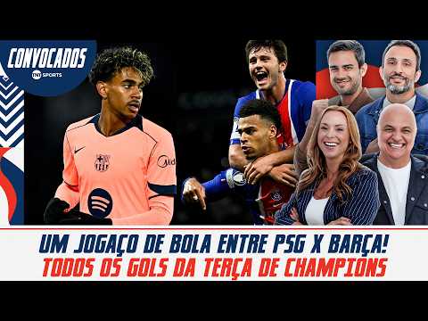 PSG BATE O BARÇA! ANDRE HENNING, TAYNAH, VSR E BECHLER ANALISAM A TERÇA DE CHAMPIONS NO CONVOCADOS