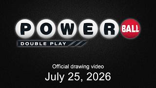 Powerball Double Play drawing for July 25, 2026