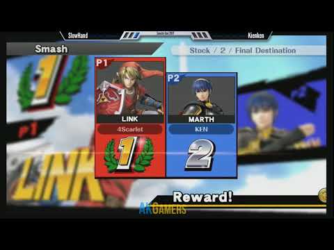 [SMASH 4] SenshiCon 2017: Slow Hand (Link) vs. Kienken (Marth)