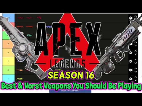 NEW SEASON 16 WEAPONS TIER LIST - BEST and WORST Guns Right NOW - Apex Legends Guide