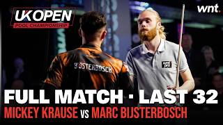 Mickey Krause vs Marc Bijsterbosch | Last 32 | 2025 UK Open Pool Championship