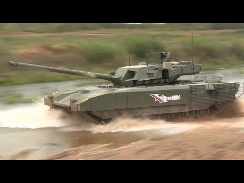 Russia MOD - T-14 Armata Main Battle Tank At Army 2016 [720p]