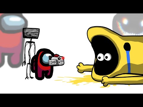 Mini Crewmate Kills The Backrooms Entities | Among Us