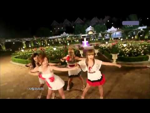 110604 [HD] Secret - Starlight Moonlight (at Music Core)