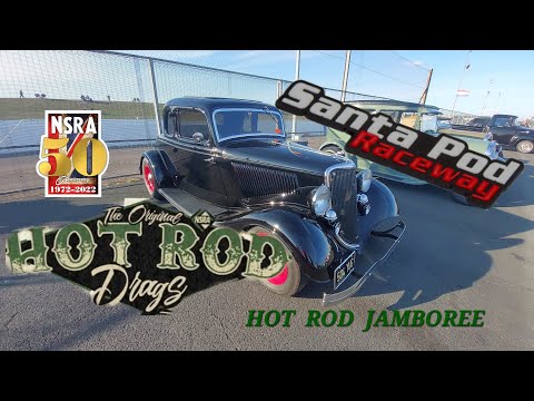 NSRA HOT ROD DRAGS (2022) SANTA POD, UK
