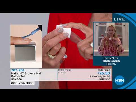 Nails.INC 3piece Nail Polish Set