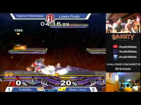 Tipperoni 8 - Tuesday (Icies) vs Bloke Cinco (Pikachu) - Losers Finals