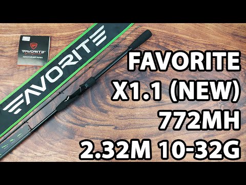 Спінінг Favorite X1.1 (New) 772MH 2.32m 10-32g Ex.Fast (General Heavy)