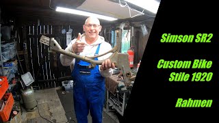 Simson SR2 || Custom Bike || Part 18 || Rahmen Simson SR2 || Custom Bike || Part 18 || Rahmen