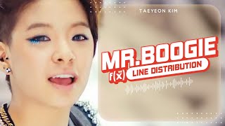 Mr. Boogie - f(x) (에프엑스) | Line Distribution