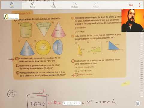 Vídeo: Áreas de corpos de revolución