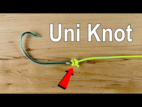Best Fishing Knot And Only Knot You Will Need To Know! UNI KNOT