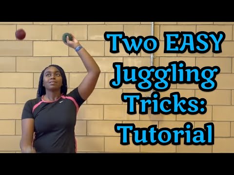 TWO EASY JUGGLING TRICKS FOR BEGINNERS | How to Juggle Orbits and The Weave