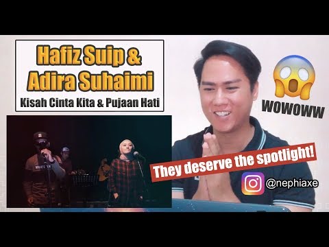 [SINGER REACTS] ERAkustik : Hafiz Suip & Adira Suhaimi - Kisah Cinta Kita & Pujaan Hati