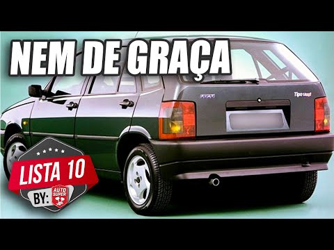 10 CARROS QUE NINGUÉM TERIA NEM DE GRAÇA (cuidado)