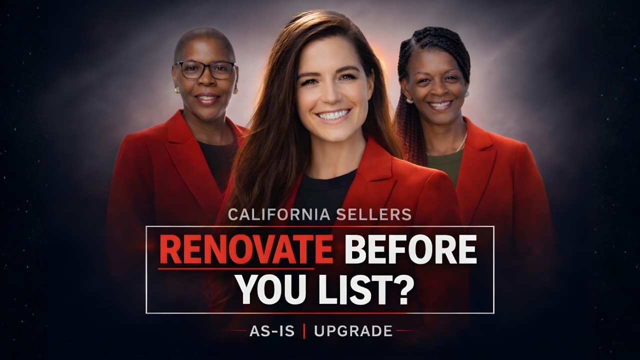California Home Sellers: Get Renovation Assistance Before You List