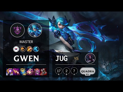 Gwen Jungle vs Elise - KR Master Patch 11.16