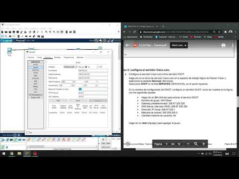 Packet Tracer: Cree una red simple con Packet Tracer/ Parte 2
