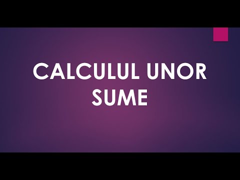 Calculul unor sume – Utilizare Suma lui Gauss – Patru exercitii rezolvate – matematica – Algebra