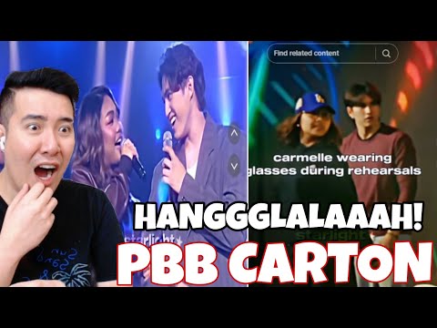 CarTon MAS LUMALALA SA LABAS NG BAHAY!!! | PBB Collab Carmelle Collado Anton Vizon | REACTION
