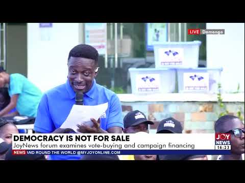 Democracy is not for sale: JoyNews forum examines vote-buying and campaign financing