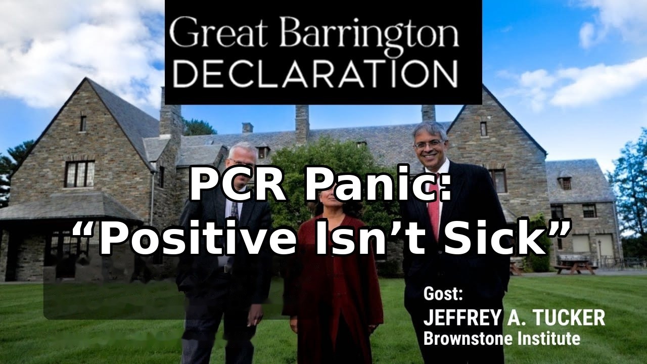 PCR Panic: “Positive Isn’t Sick” and the Case vs Infection Confusion | Jeffrey A. Tucker