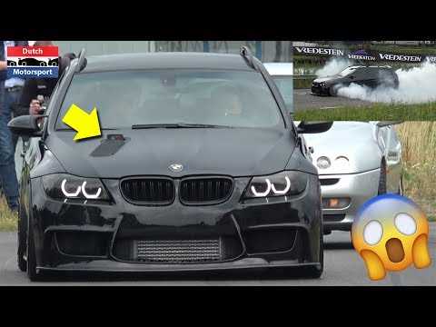 900HP BMW 335i Touring IS BACK with HOOD EXHAUST! - CRAZY BURNOUTS!