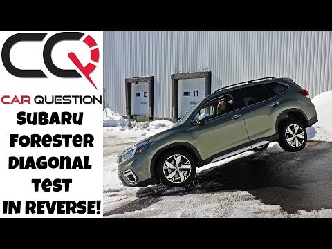Subaru Forester REVERSE Diagonal test | with and without X-MODE!