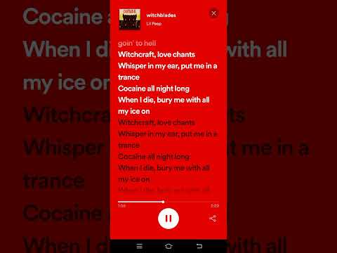 Witchblades Lyrics - Lil Peep