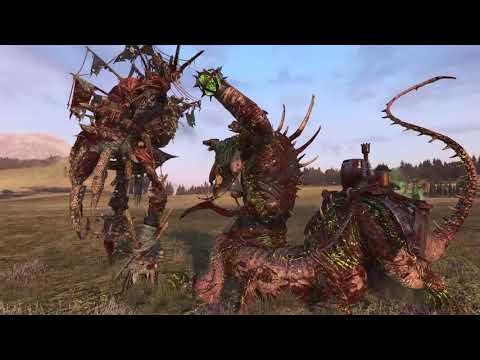 Necrofex Colossus VS Hell Pit Abomination | Total War: Warhammer 2