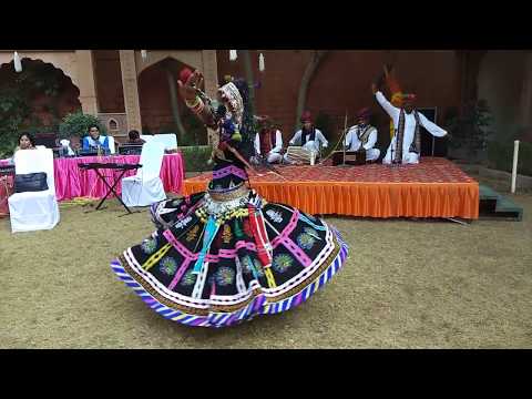 Rajasthani folk dance troupe