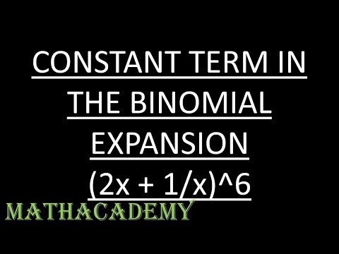Binomial Theorem Summary