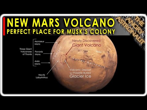 NASA discovers huge new volcano on Mars!!  And it's a perfect place for Elon Musk's colony!