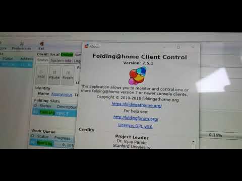 Bug report Folding at home 7.5.1 on Windows protein viewer doesn't work