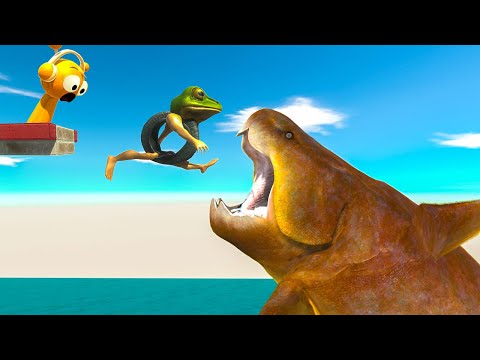 CareFuL of whAt yOu JumP iNto and Go to gAtE of EvoLutiOn - Animal Revolt Battle Simulator