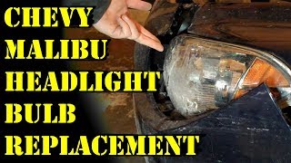 How to REPLACE a 2008-2012 Chevy Malibu Headlight Bulb (Step-by-Step Guide)