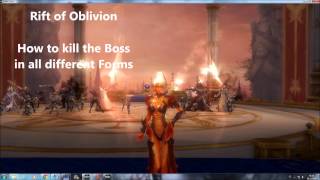 Aion 5.1 Rift of Oblivion : How to kill all different Boss forms