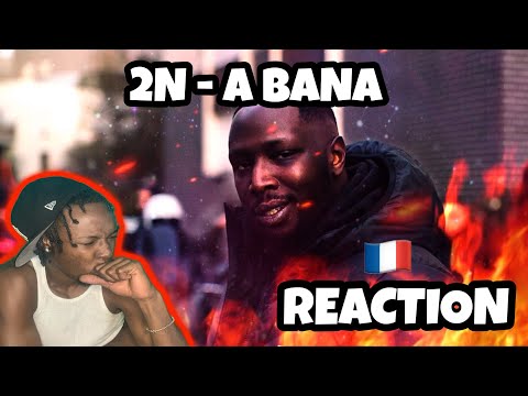 AMERICAN REACTS TO FRENCH DRILL RAP! 2N - A BANA | English Lyrics