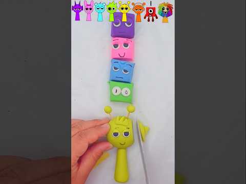 Sprunki 🎵 I Made Number Blocks 🌈 With Sprunkis Clay 🟣🔵🟢🟡 Guess the NumberBlock ❓️